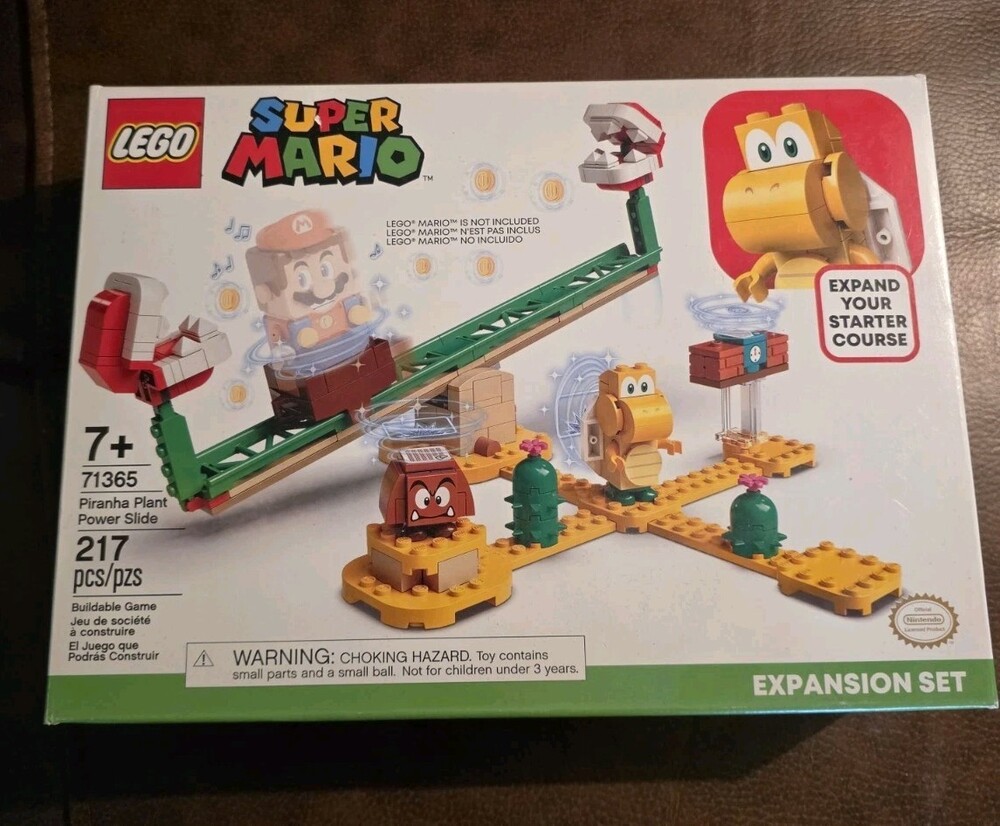 LEGO Super Mario: Piranha Plant Power Slide Expansion Set (71365) NEW